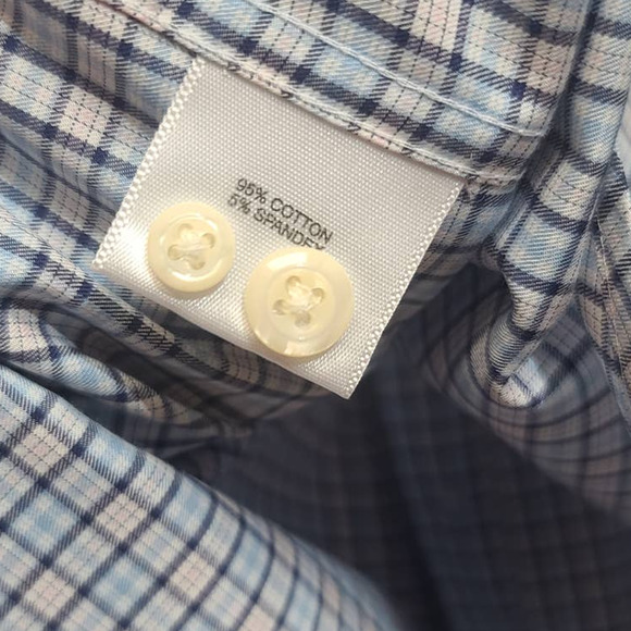 Peter Millar Tartan Plaid Button Shirt Size Large - Picture 6 of 6